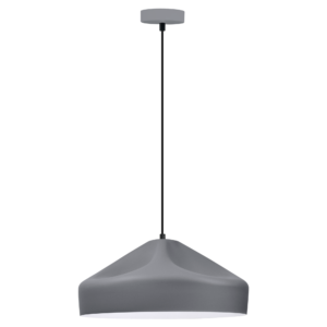 Sanico Goldlux lampa wisząca GAVLE 1xE27 szara matowa IP20 - 307453