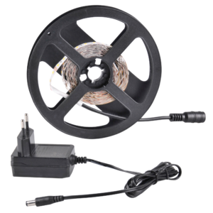 Sanico Goldlux Zestaw taśma LED 12V 18W 240 LED 2m NEUTRALNA 4000K + zasilacz IP20 - zasilacz / IP20 - taśma - 315359