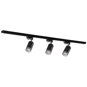 Sanico Goldlux PARIS 3xGU10 zestaw szynowy 1-fazowy 1m czarny IP20 - 321596