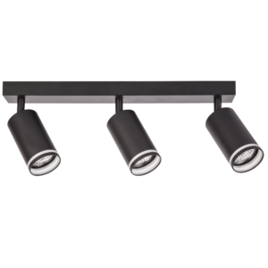 Sanico Goldlux PARIS 3xGU10 oprawa listwa ścienno-sufitowa czarna IP20 - 322340