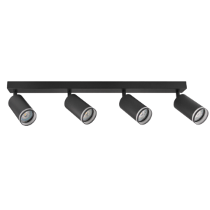 Sanico Goldlux PARIS 4xGU10 oprawa listwa ścienno-sufitowa czarna IP20 - 322357