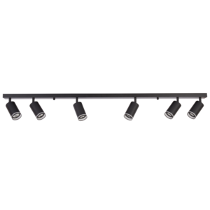 Sanico Goldlux PARIS 6xGU10 oprawa listwa ścienno-sufitowa czarna IP20 - 322364