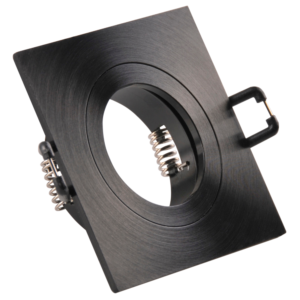 Sanico Goldlux FEBE 1xGU10 oprawa podtynkowa kwadratowa stała czarna IP20 - 323354