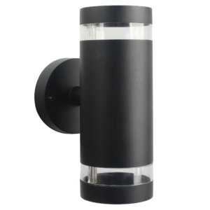 Sanico Goldlux RINO 2xGU10 kinkiet oprawa elewacyjna czarna IP54 - 323996