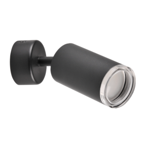 Sanico Goldlux TURYN 1xGU10 oprawa ścienno-sufitowa czarna IP44 - 324702