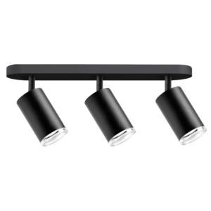 Sanico Goldlux TURYN 3xGU10 oprawa listwa ścienno-sufitowa czarna IP44 - 324726