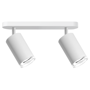 Sanico Goldlux reflektor loftowy listwa ścienno sufitowa TURYN 2xGU10 biała IP44 - 324795