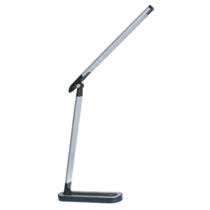 Sanico Goldlux MADERA LED lampka biurkowa czarno-srebrna 4000K IP20 - 324962