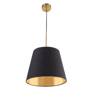 Sanico Goldlux lampa wisząca ELENA 1xE27 czarno/złota IP20 - 325822