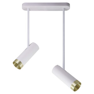 Sanico Goldlux lampa wisząca PORTO 2xGU10 biała/złota IP20 - 326058