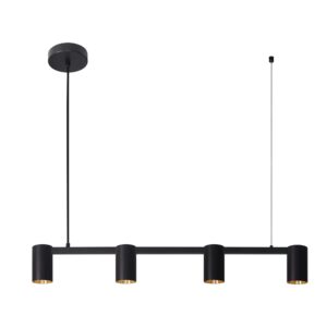 Sanico Goldlux lampa wisząca MARIBEL 4xGU10 czarna/złota IP20 - 326171