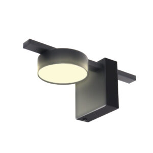 Sanico Goldlux JOY 1xGX53 kinkiet ścienny z żarówką LED czarny IP20 - 326232