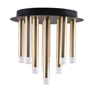 Sanico Goldlux GLAM 9xG9 plafon złoty/czarny IP20 - 326645