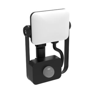 Sanico Goldlux MILKY LED naświetlacz 10W 900lm 4000K z czujnikiem ruchu i zmierzchu czarny IP65 - 327451