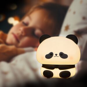 Sanico Goldlux lampka nocna PANDA LED 3000K mini silikonowa z akumulatorem przewód USB C - 327529