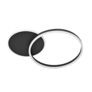 Sanico Goldlux lampa sufitowa ROMAN 2 LED czarna 4000K IP20 - 328229