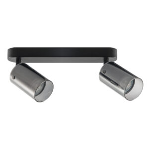 Sanico Goldlux SMOKY 2xGU10 oprawa listwa ścienno-sufitowa czarna IP20 - 328311