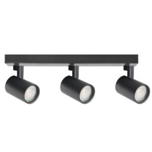 Sanico Goldlux LYNX 3xGU10 oprawa listwa ścienno-sufitowa czarna IP20 - 328700