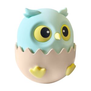 Sanico Goldlux lampka nocna SÓWKA LED 3000K RGB silikonowa z akumulatorem przewód USB C niebieska - 329011