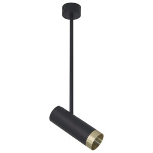 Sanico Goldlux lampa wisząca PORTO 1xGU10 czarna/złota IP20 - 326089