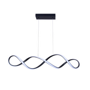 Sanico Goldlux lampa wisząca LED INFINITO L 34W 4000K czarna IP20 - 331052