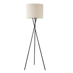 Sanico Goldlux Lampa podłogowa len naturalny TEKLA 1xE27 IP20 - 331373