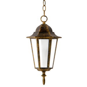 Sanico Goldlux LIGURIA 1xE27 lampa ogrodowa wisząca patyna IP43 - 202178