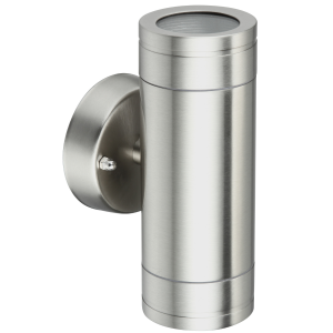 Sanico Goldlux OLIMP 2xGU10 kinkiet oprawa elewacyjna ruchoma satyna IP44 - 208835