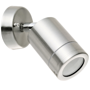 Sanico Goldlux OLIMP GU10 kinkiet oprawa elewacyjna ruchoma satyna IP44 - 208842