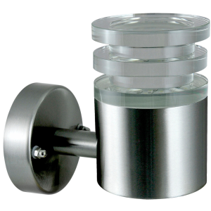 Sanico Goldlux CRYSTAL LED kinkiet oprawa elewacyjna satyna 6000K IP44 - 300492