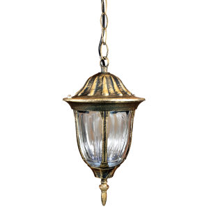 Sanico Goldlux FLORENCJA 1xE27 lampa ogrodowa wisząca patyna IP43 - 302557