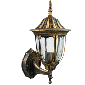 Sanico Goldlux FLORENCJA 1xE27 kinkiet oprawa elewacyjna góra patyna IP43 - 302564