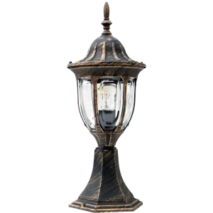 Sanico Goldlux FLORENCJA 1xE27 lampa ogrodowa stojąca niska patyna IP43 - 302588
