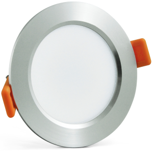 Sanico Goldlux VENUS LED 7W oprawa podtynkowa okrągła stała srebrny połysk 3000K IP20 - 303592