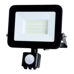 Sanico Goldlux Naświetlacz LED 30W 2700lm 6500K z czujnikiem ruchu i zmierzchu czarny IP65 - 304971