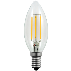 Sanico Goldlux Żarówka LED E14 FILAMENT FC37 4W CIEPŁA 3000K - 305107
