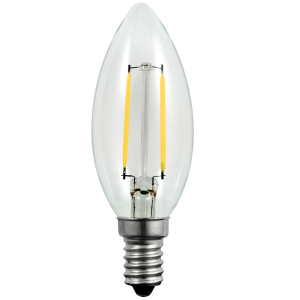 Sanico Goldlux Żarówka LED E14 FILAMENT FC37 2W CIEPŁA 3000K - 305114