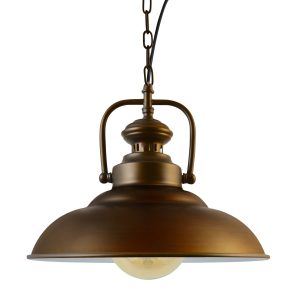 Sanico Goldlux lampa wisząca ICELAND 1xE27 brąz IP20 - 306180