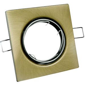 Sanico Goldlux OPIN MR16 oprawa podtynkowa kwadratowa ruchoma patyna IP20 - 306326