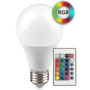 Sanico Goldlux Żarówka LED SMART E27 A60 8,5W RGB + CIEPŁA 2700K pilot w komplecie - 306838