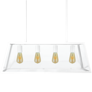 Sanico Goldlux FINLAND 4xE27 lampa wisząca biała IP20 - 307163