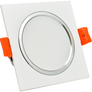 Sanico Goldlux VENUS LED 7W oprawa podtynkowa kwadratowa stała biała 3000K IP20 - 307873