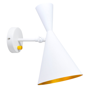 Sanico Goldlux MODERN E27 kinkiet ścienny biały IP20 - 308009