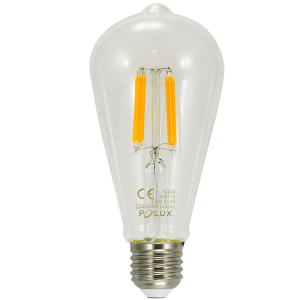 Sanico Goldlux Żarówka LED E27 FILAMENT ST64 7,5W CIEPŁA 3000K - 308573