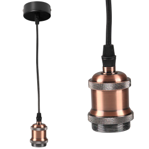 Sanico Goldlux NOLA 1xE27 lampa wisząca czarna miedź IP20 - 309020