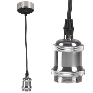 Sanico Goldlux NOLA 1xE27 lampa wisząca chrom IP20 - 309037