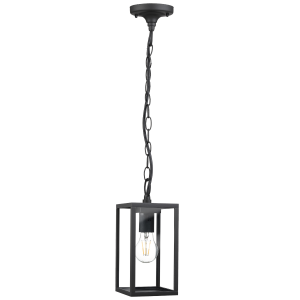 Sanico Goldlux MALMO E27 lampa ogrodowa wisząca czarna IP44 - 309211