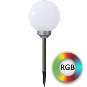 Sanico Goldlux KULA LED 20 lampa solarna RGB + 3000K IP44 - 309303