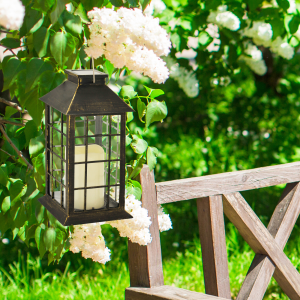 Sanico Goldlux LATARENKA DUŻA LED lampka solarna patyna IP44 - 309563