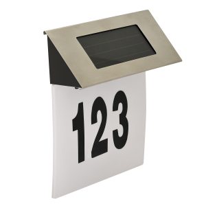 Sanico Goldlux NUMER DOMU podświetlany kinkiet lampa solarna IP44 - 309570